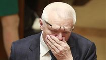 Jaroslav Faltýnek před svým projevem. Jaroslav Faltýnek před svým projevem.