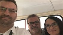 Bývalí členové SPD, poslanci Lubomír Volný, Marian Bojko a Ivana Nevludová,...