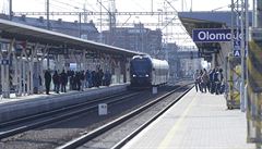 Vlakové nádraí v Olomouci.