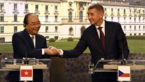 Vietnamský premiér Nguyen Xuan Phuc a předseda české vlády Andrej Babiš... | na serveru Lidovky.cz | aktuální zprávy