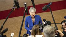 Britská premiérka Theresa Mayová před novináři. | na serveru Lidovky.cz | aktuální zprávy