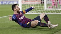 Lionel Messi slaví branku do sítě Liverpoolu. | na serveru Lidovky.cz | aktuální zprávy