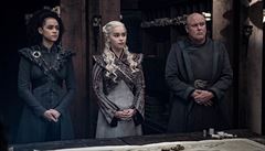 Vlen porada (zleva): Missandei (Nathalie Emmanuelov), krlovna Daenerys...