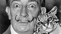 Katalánský malíř Salvador Dalí s ocelotem. | na serveru Lidovky.cz | aktuální zprávy
