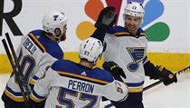 Jaden Schwartz (17) během zápasu St. Louis proti San Jose. | na serveru Lidovky.cz | aktuální zprávy