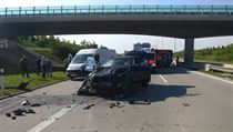 Při srážce osobního auta s dodávkou se zranili dva lidé. | na serveru Lidovky.cz | aktuální zprávy