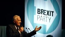 Václav Klaus na mítinku Strany pro brexit.
