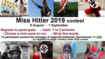 Plakát vyzývající dívky v účasti na soutěži Miss Hitler na síti Vkontakte | na serveru Lidovky.cz | aktuální zprávy