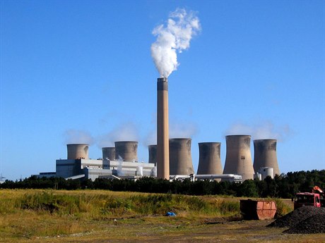 Britská uhelná elektrárna Eggborough, která patí firm EPH Daniela Ketínského