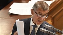Premiér Andrej Babiš 31. května 2019 v Praze na schůzi Poslanecké sněmovny... Premiér Andrej Babiš 31. května 2019 v Praze na schůzi Poslanecké sněmovny...