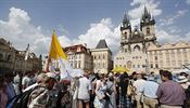 Sochař Váňa odstraní svůj petiční stánek. Chce projevit dobrou vůli za projednání Mariánského sloupu Na Staroměstském náměstí se střetli podporovatelé i odpůrci Mariánského sloupu... | na serveru Lidovky.cz | aktuální zprávy