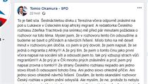 Policie prověřuje nenávistné komentáře k práci redaktorky ČRo pod příspěvkem Tomia Okamury na Facebooku Příspěvek Tomia Okamury na FB, který vznítil vášnivé komentáře, které až... | na serveru Lidovky.cz | aktuální zprávy