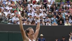 Radost Barbory Strýcové z postupu do osmifinále Wimbledonu