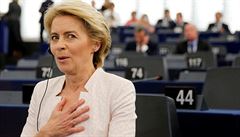 Nov zvolená pedsedkyn Evropské komise Ursula von der Leyenová.