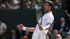 Novak Djokovi a jeho emoce ve Wimbledonu