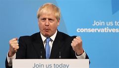 Nový éf konzervativc a pítí britský premiér Boris Johnson.