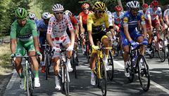 Petr Sagan ve spolenosti nejlepího vrchae Romaina Bardeta, vítze Tour de...