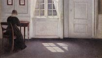 Interiér ve Strandgade, 1901, Vilhelm Hammershoi. | na serveru Lidovky.cz | aktuální zprávy