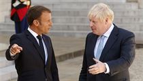 Britský premiér Boris Johnson na schůzce s francouzským prezidentem Emmanuelem... | na serveru Lidovky.cz | aktuální zprávy