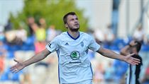 Nikolaj Komličenko se raduje ze vstřelené branky. | na serveru Lidovky.cz | aktuální zprávy