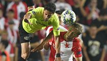 Mario Rondon z CFR Kluž a Tomáš Souček ze Slavie. | na serveru Lidovky.cz | aktuální zprávy