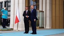 Český premiér Andrej Babiš (vlevo) se při své návštěvě Turecka 3. září 2019 v... | na serveru Lidovky.cz | aktuální zprávy