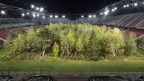 Stadion Woerthersee, kde se momentálně koná výstava o klimatických změnách. | na serveru Lidovky.cz | aktuální zprávy