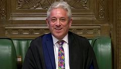 Pedseda dolní komory britského Parlamentu John Bercow.