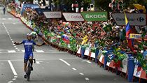 Philippe Gilbert slaví vítězství na Vueltě. | na serveru Lidovky.cz | aktuální zprávy