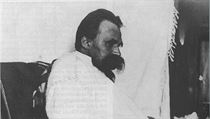 Německý filozof Fridrich Nietzsche v roce 1899. Německý filozof Fridrich Nietzsche v roce 1899.