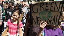 Švédská aktivistka Greta Thunbergová se zapojila do klimatického pochodu v New... | na serveru Lidovky.cz | aktuální zprávy