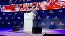 Andrej Babiš při projevu v Concordii. | na serveru Lidovky.cz | aktuální zprávy