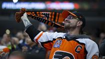 Fanoušek při zápase NHL v Praze. | na serveru Lidovky.cz | aktuální zprávy