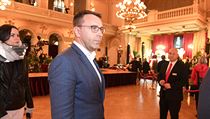 Ministr dopravy Vladimír Kremlík (uprostřed) se přišel rozloučit 11. října 2019... | na serveru Lidovky.cz | aktuální zprávy
