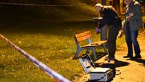 Policisté dokumentují místo činu na pražském Vyšehradě, kde se v neděli pokusil... | na serveru Lidovky.cz | aktuální zprávy