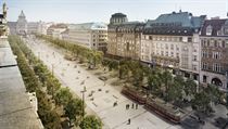 Václavské náměstí bude vypadat jinak, než se plánovalo. Tramvaje pojedou po okrajích Zástupci pražského magistrátu představili 21. října 2019 v Praze projekt... | na serveru Lidovky.cz | aktuální zprávy
