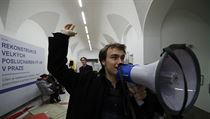 Filozofická fakulta Univerzity Karlovy - studentská okupační stávka za klima.