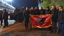 Fanoušci Kosova před stadionem. | na serveru Lidovky.cz | aktuální zprávy
