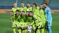 Základní sestava Čechů s novými zelenými dresy. | na serveru Lidovky.cz | aktuální zprávy