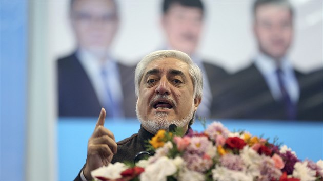 Afghánský kandidát na prezidenta Abdulláh Abdulláh