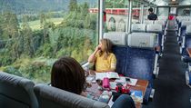 Výhled z vlaku Glacier Express s panoramatickými okny ve švýcarském kantonu... | na serveru Lidovky.cz | aktuální zprávy