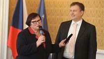 Marie Benešová s bývalým ministrem spravedlnosti Janem Kněžníkem (současným... | na serveru Lidovky.cz | aktuální zprávy