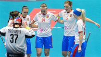 Mistrovství světa florbalistek - semifinále: Švýcarsko - ČR, 14. prosince 2019...