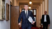 Premiér Andrej Babiš přichází na schůzi vlády 6. ledna 2020 v Praze. | na serveru Lidovky.cz | aktuální zprávy