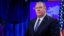 Ministr zahraničních věcí Spojených států amerických Mike Pompeo během...