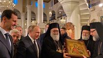 Ruský prezident Vladimir Putin (druhý zleva) a syrský prezident Bašár Asad... | na serveru Lidovky.cz | aktuální zprávy