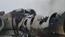 Letadlo společnosti Ariana Afghan Airlines, které se v pondělí zřítilo ve...