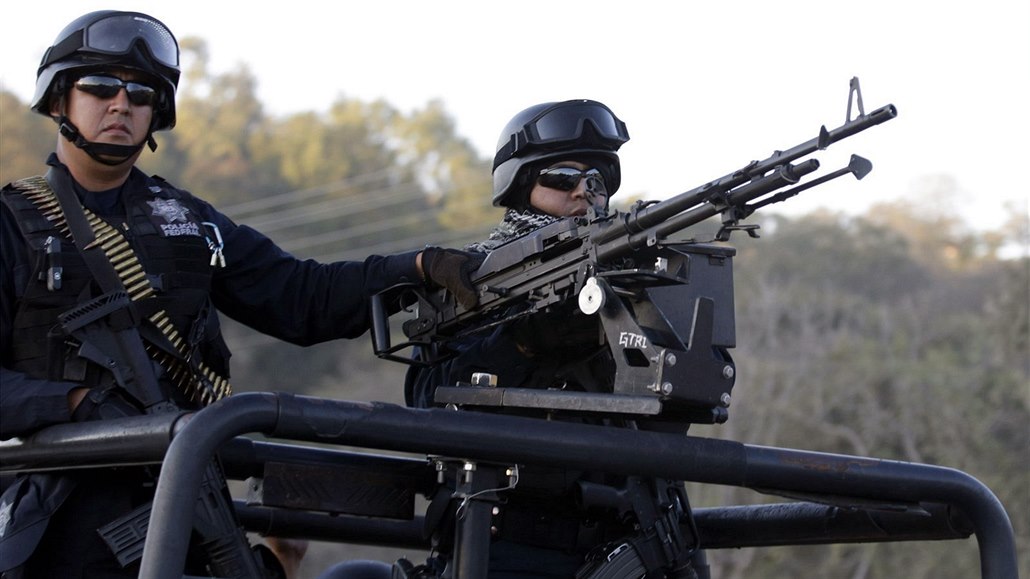 Mexická policie - ilustraní foto