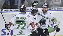 Autor třetího gólu Lukáš Kašpar (vpravo) z Mladé Bolesavi. | na serveru Lidovky.cz | aktuální zprávy
