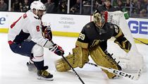 Útočník Washingtonu Capitals Alex Ovečkin (8) se snaží dostihnout puk před... | na serveru Lidovky.cz | aktuální zprávy